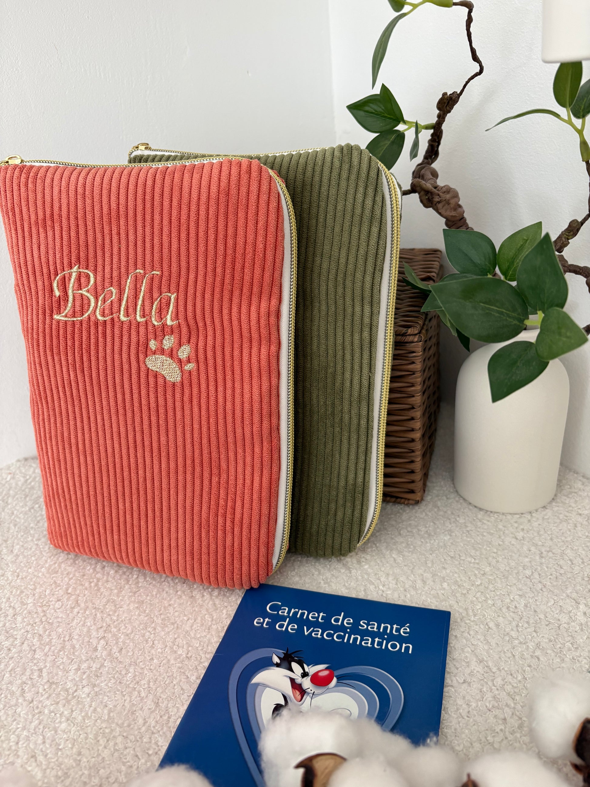 Protège carnet de santé animaux / Protège carnet de vaccination chat chien 