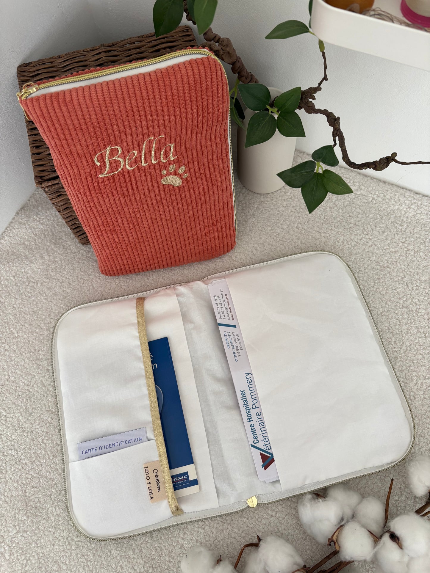 Protège carnet de santé animaux / Protège carnet de vaccination chat chien 