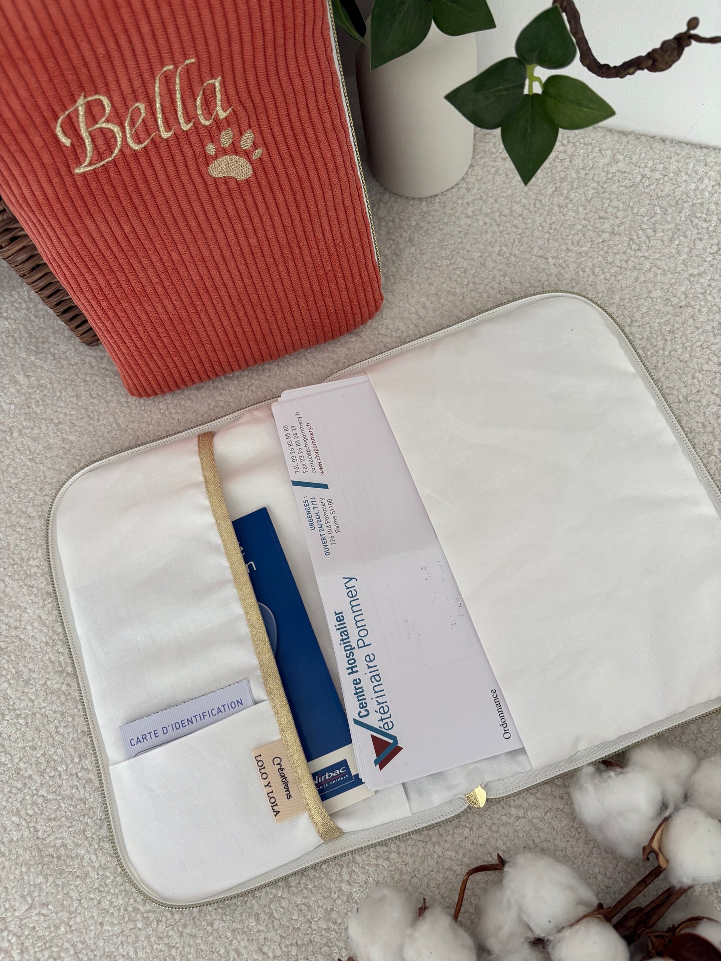 Protège carnet de santé animaux / Protège carnet de vaccination chat chien 