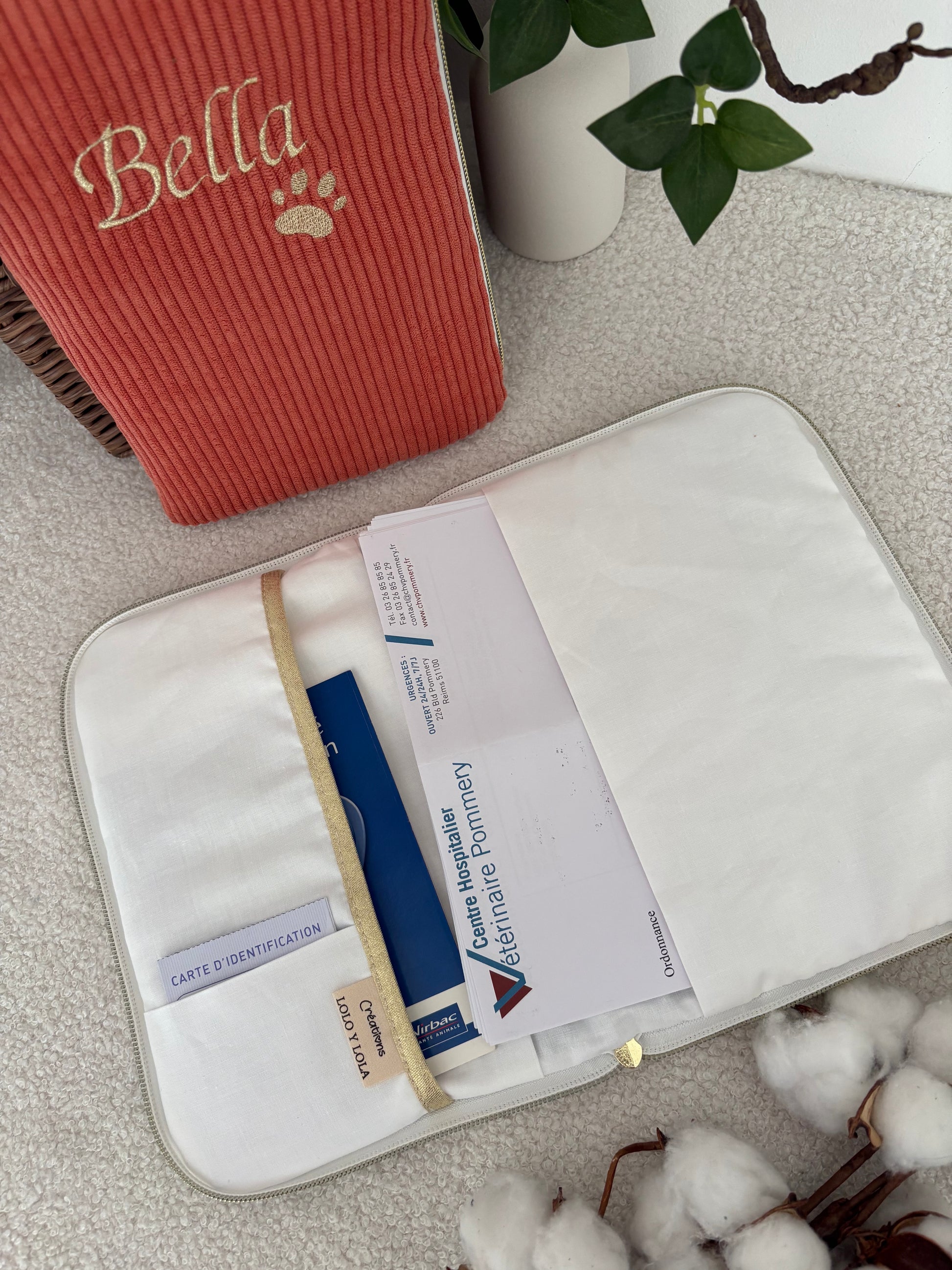 Protège carnet de santé animaux / Protège carnet de vaccination chat chien 