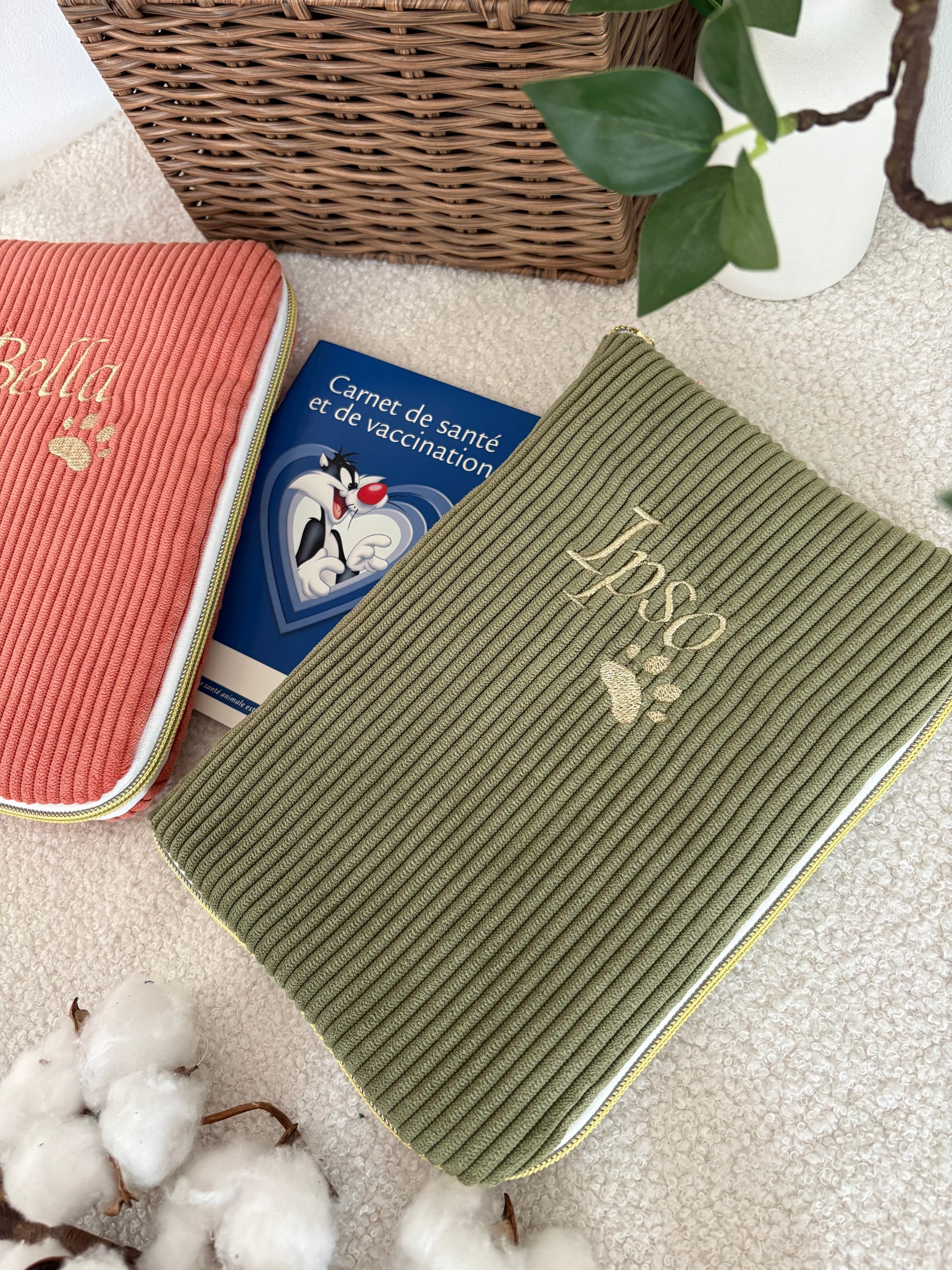 Protège carnet de santé animaux / Protège carnet de vaccination chat chien 
