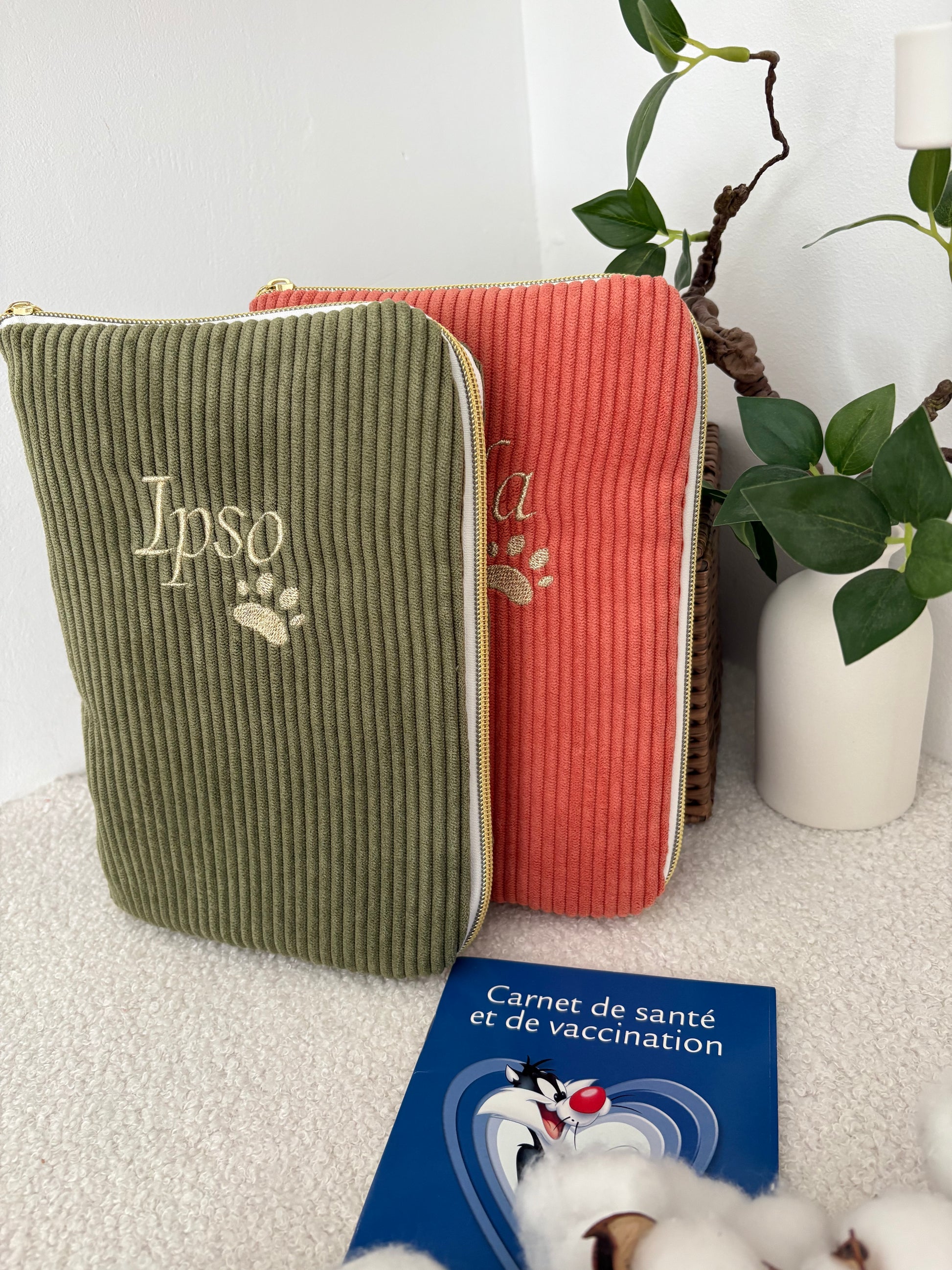 Protège carnet de santé animaux / Protège carnet de vaccination chat chien 