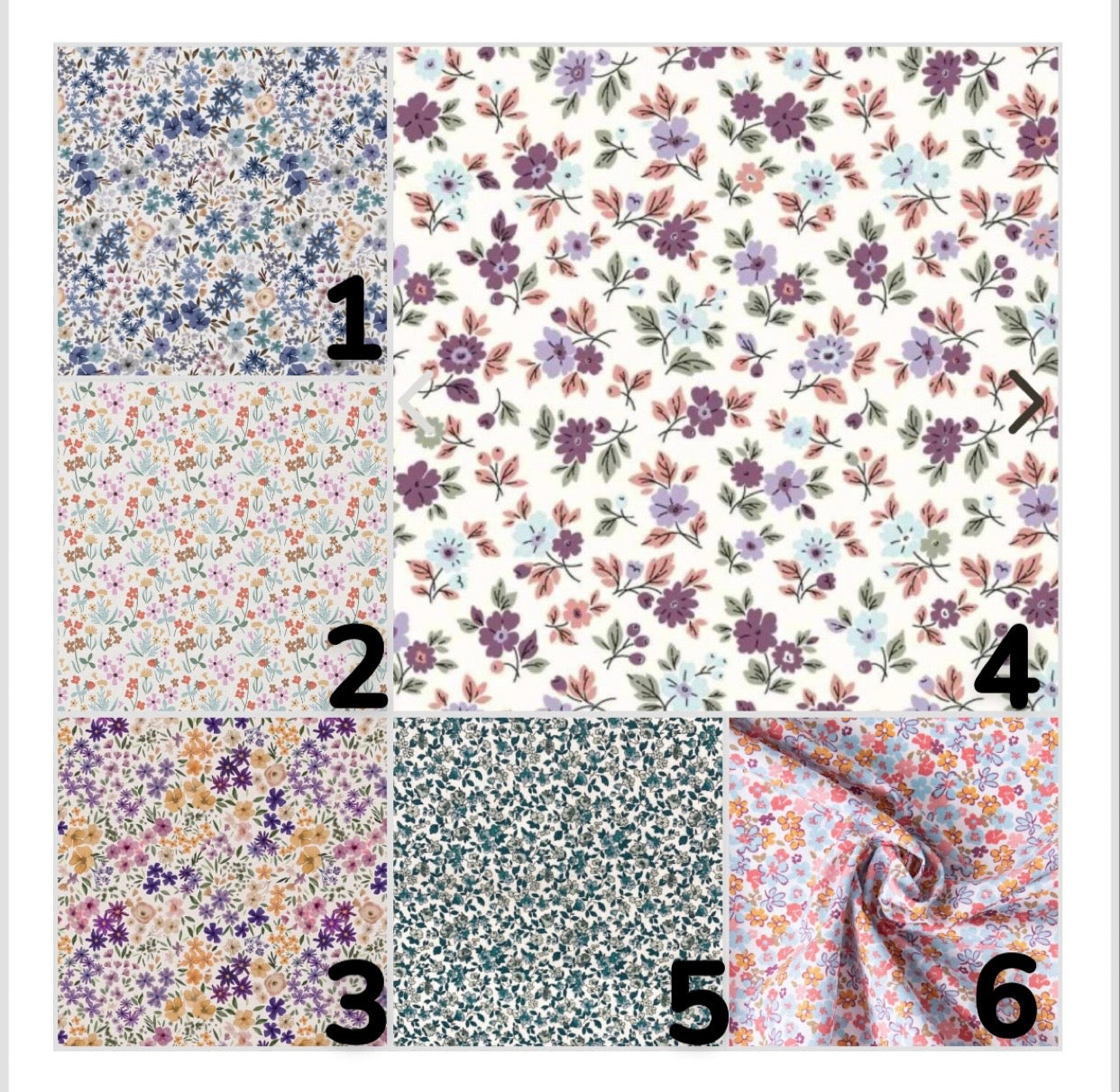 Rabat fleurs sac maternelle 
Tissuthèque 
Lolo Y Lola 