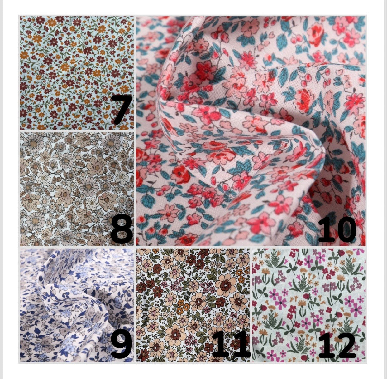 Rabat fleurs sac maternelle 
Tissuthèque 
Lolo Y Lola 
